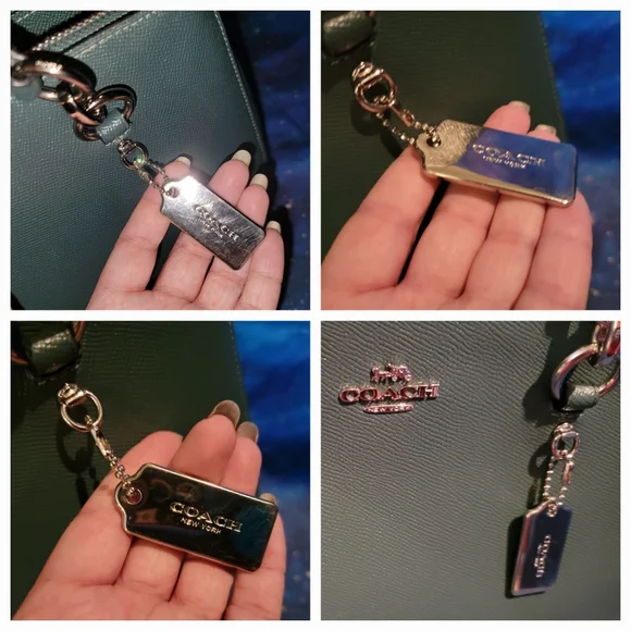 SOLD Coach Handbag & Matching Wallet (green) - Picture 5 of 14